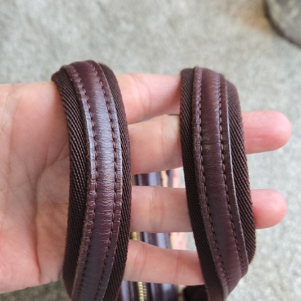 Louis Vuitton Burgandy and Red Monogram Shoulder Bag - Picture 7 of 15